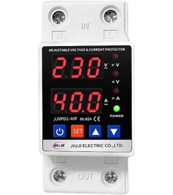 Resim Jıujı Voltaj Ve Akım Koruma Rölesi Monofaz 40a 