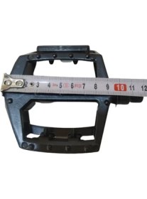 Resim Güçlü Bisiklet Motosiklet Platform Bisiklet Pedalı Bilyalı Reflektörlü Siyah 9x9 cm Çivili Alüminyum Pedal 