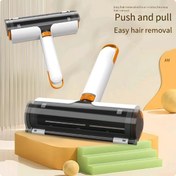 Resim 1 adet Pet Roller Saç Çıkarıcı Köpek Kedi için, Pet Saç Halı Koltuk Yatağı için Tekrar Kullanılabilir Lint Fur Ruloları 