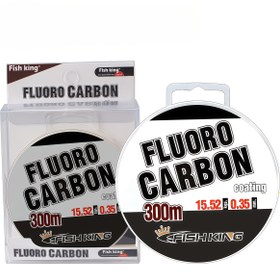 Resim 1 adet Florokarbon Olta İpi, 300 Metre/328 Yards - Çok Dayanıklı Naylon Karbon Fiber Yumuşak İp, Şeffaf Beyaz, Yüksek Hassasiyet ve Uzun Ömürlü, Sökme ve Uç Olta için Her İki Şekilde Kullanılabilir, Sökme Olta için Tasarlanmış | Spool Tasarımı | Premium Olta Ekipmanı 