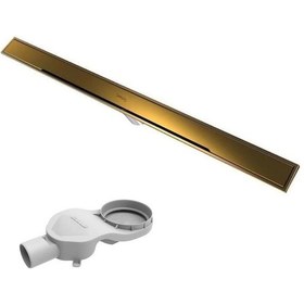 Resim Hüppe Galata A Duş Kanalı Yandan Çıkışlı 60 Cm Parlak Altın 