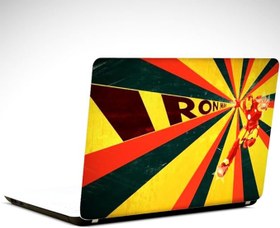 Resim İron Man Retro Laptop Sticker 10 İnch (25X19CM) 