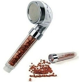 Resim Adipa Boncuklu Spa Su Tasarruflu Ve Arıtmalı Duş Başlığı Su Arıtma Filtreli Başlık 