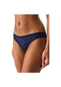 Resim Penti Lacivert Easy Lace Dantel V Model Slip Külot 