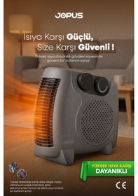 Resim Jopus JO-FI001 2000 W Fanlı Isıtıcı Antrasit 