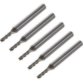 Resim 5pcs 3mm × 6mm × 12MM × 60MM 4 Flüt Hss Al End Frezelleme Kesici Aracı (Yurt Dışından) 