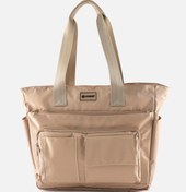 Resim ICONE BAG Günlük Su İtici Çanta - Laptop Bölmeli, Kapitone Detaylı, Çok Cepli, Biberon Gözlü, Valiz Aparatlı 