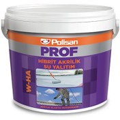 Resim Polisan 5 KG Profesyonel Hibrit Akrilik Su Yalıtım Boyası Beyaz 