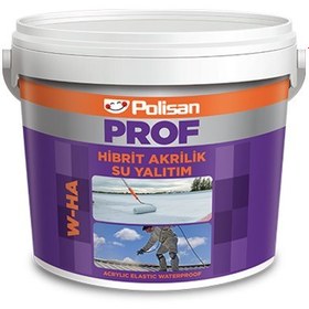 Resim Polisan 5 KG Profesyonel Hibrit Akrilik Su Yalıtım Boyası Beyaz 
