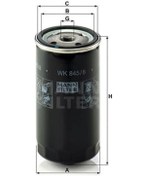 Resim MANN WK8458 Mazot Filtresi 75 03-05 2.0 Cdtı / Freelander 01-06 2.0 Td4 