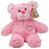 Resim Pembe Yamalı Ayı Peluş 20 Cm 