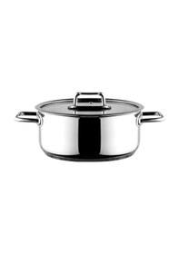 Resim Aryıldız Colombus Metal Kulp Cam Kapak Derin Tencere - 20 Cm 