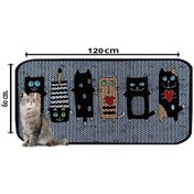 Resim Aktunç Elekli Tuvalet Desenli Önü Kedi Kumu Paspası 60x120 Cm Desen 1 