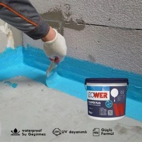 Resim İzower S1 Süper Plus Su Yalıtım Kaplaması Mavi 10 Lt 