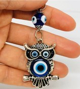 Resim Baykuşlu Nazar Boncuklu Araba Ayna Süsü 