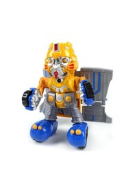 Resim Işıklı Sesli Dönüşebilen Robot Kamyon Otobot Transformers Oyuncak Çok Renkli 