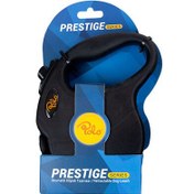 Resim Polo Prestige Siyah Otomatik Şerit Büyük Irk Köpek Tasması 5 Mt Large 
