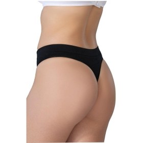 Resim Siyah Mı Emay 3010 String Külot Siyah 