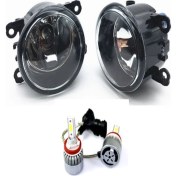 Resim Peugeot 107 2007 Beyaz Işık LED Xenon Sis Farı Takımı 