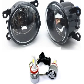 Resim Courier 2019 Beyaz Işık LED Xenon Sis Farı Takımı 
