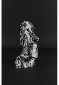 Resim Moai Heykeli - Büst - 22cm 