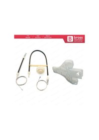 Resim Seat Toledo MK3 2004-09 Altea 5P1 XL İçin Arka Sol Cam Kriko Seti 