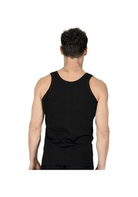 Resim Özkan Underwear 6 Adet Özkan Erkek Penye Atlet 11407 Siyah 