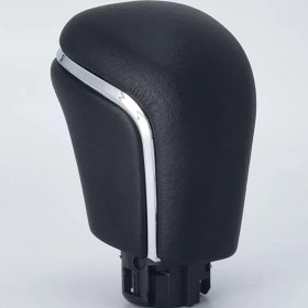 Resim CetKing Araba Aksesuarları Vites Topuzu 6 cm Evrensel Otomatik Hız Vites Değiştirici Kafa Toyota Corolla Için Uyumlu Deri Siyah (Tümü Siyah Deri) 