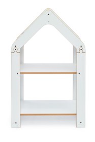 Resim Minera Bebek/çocuk Odası Ahşap Çok Amaçlı Raf, Oyuncak Toplama Depolama, Kitaplık - 2 Raflı 