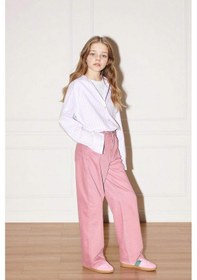 Resim Defacto Straıght Wıde İspanyol Paça Gabardin Pantolon Kız Çocuk G0602a826spbr94 Bordo-br94 