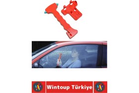 Resim Wintoup #imdatçekici Trafik Oto Ilk Yardım Çantası Çok Fonksitonlu Cam Kırıcı Entegre Kemer Kesici 2 In 1 