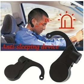 Resim Fochsia Siyah Sürücü Uyku Önleyici Uyarı Cihazı Güvenli Sürüş İçin Şoför Uyanıklık Alarmı 