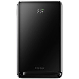 Resim Baseus Magnetic Bracket Wireless 10.000 mAh 20W Hızlı Şarj Cihazı Powerbank + Type C to Type C 60W 20V/3A) 50cm Kablo 