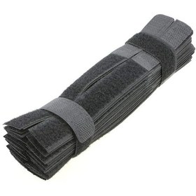 Resim Yaleker 50 Adet Siyah Yeniden Kullanılabilir Nylon Kablolu Bağlayıcı, Ayarlanabilir Kanca Ve Örgü Tasarımı, Ev Ofis Kablolarını Düzenle, Hg0039 