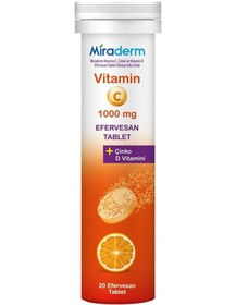 Resim Miraderm Vitamin C 1000 Mg 20 Efervesan Tablet 