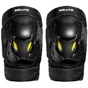 Resim Sulaıte Motosiklet Koruyucu Rider Rüzgar Sıcaklığı Koruyucu Dişli Sürme Ekipmanları, Renk: Siyah Dirsek Pedleri 