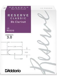 Resim Rico Royal Dct Reserve Classic Bb Clarinet Reeds 3 Bb Klarnet Kam 