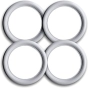 Resim Oto Lastik Yanağı Lüks Beyaz 18 Jant 4 Adet Yanak 