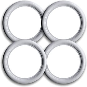 Resim Oto Lastik Yanağı Lüks Beyaz 18 Jant 4 Adet Yanak 