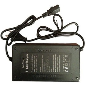Resim Monero 48 V 20-24 Ah Şarj Cihazı Ebıke Devre Kesicili Şarj Cihazı Boyutu 6cmx3,2cm 