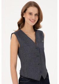 Resim U.S. Polo Assn. Kadın İndigo Yelek 50291995-VR028 