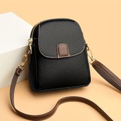 Resim Mini Crossbody Çanta Kadınlar İçin, Moda Cep Telefonu Çantası, Rahat Çok Katlı Bozuk Para Cüzdanı 