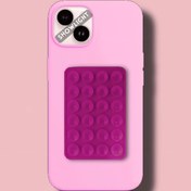 Resim SHOWLIGHT Silikon Vakumlu Telefon Tutucu, Cep Telefonu için Silikon Yapışkanlı Telefon Tutucu Vantuz 