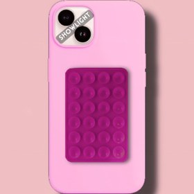 Resim SHOWLIGHT Silikon Vakumlu Telefon Tutucu, Cep Telefonu için Silikon Yapışkanlı Telefon Tutucu Vantuz 