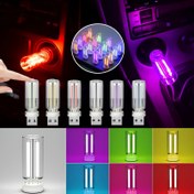 Resim 1 adet USB güçlendirici LED Araba İç Aydınlatma, Tak ve Çalıştır Ortam Gece Aydınlatması, Çok Renkli Dekoratif Atmosfer Lambası, 5V Çalışma Gerilimi, Pil Gerektirmez 