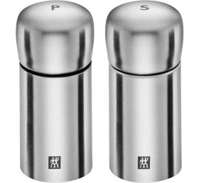 Resim Braventa Collection Zwilling Tuz-Karabiber Değirmen Seti, Paslanmaz Çelik, Gümüş Rengi, 100 ml 