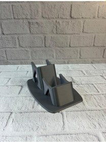 Resim Gld-spt- Antrasit İkili Gamepad Tutucu 7x18 Cm Masa Ve Raf Düzeni 