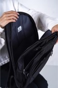 Resim Solo Bag Unisex Günlük Spor Okul Fitness Siyah Çok Bölmeli Sırt Çantası 