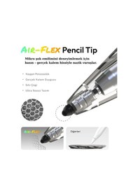 Resim Apple Uyumlu iPad 11. Nesil A16 İle Profesyonel Stylus Kalem Avuç İçi Red Özellikli Sessiz Tablet Kalemi 