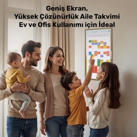 Resim NPO NW3299T 32'' Full HD 4/64GB Android Dokunmatik Dijital Aile Takvimi Smart Led Ekran 